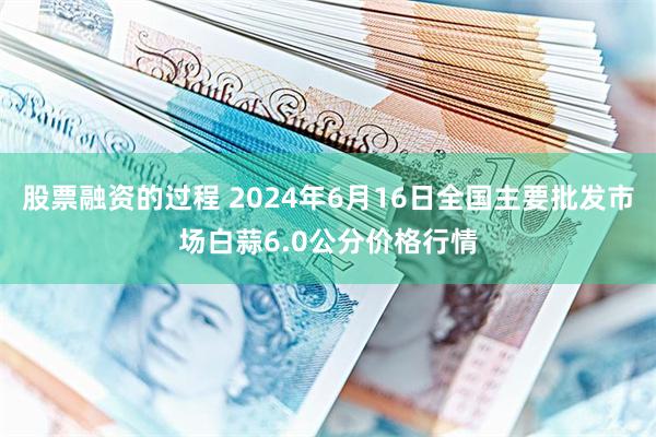 股票融资的过程 2024年6月16日全国主要批发市场白蒜6.0公分价格行情