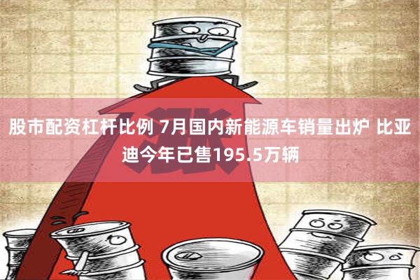 股市配资杠杆比例 7月国内新能源车销量出炉 比亚迪今年已售195.5万辆